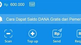 Cara Dapat Saldo Dana Dari Pemerintah